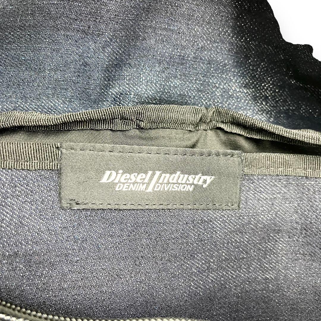 【未使用品】ディーゼル　3WAY　ウエストバッグ　リュック　シルバー　デニム