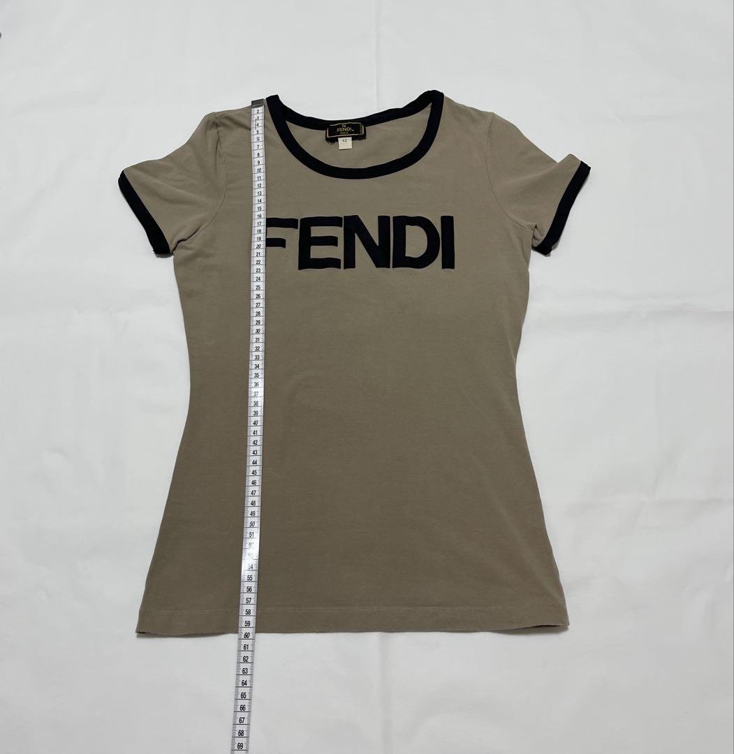 FENDI フェンディ半袖Tシャツ サイズ42 ベージュ