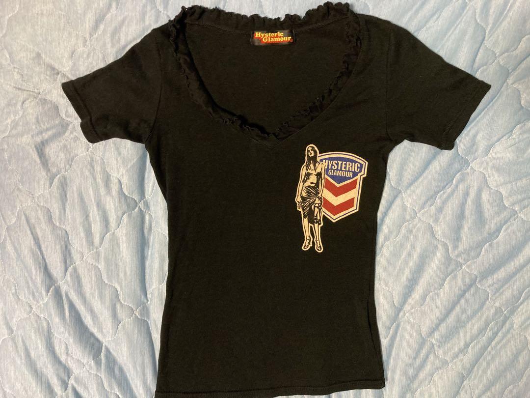 初期　ヒステリックグラマー ガール　フリル　tシャツ ブラック