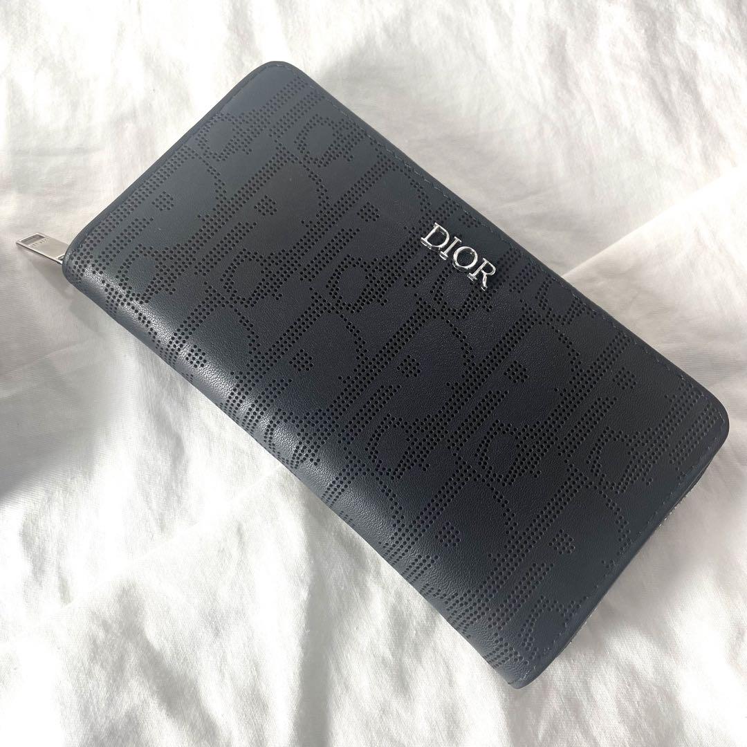 Dior オブリーク ロングジップウォレット 長財布