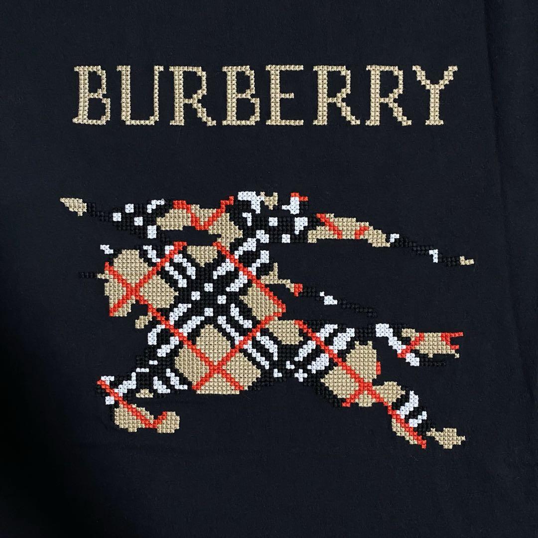 BURBERRY クロスステッチ EKD​ コットンTシャツ XLサイズ　新作