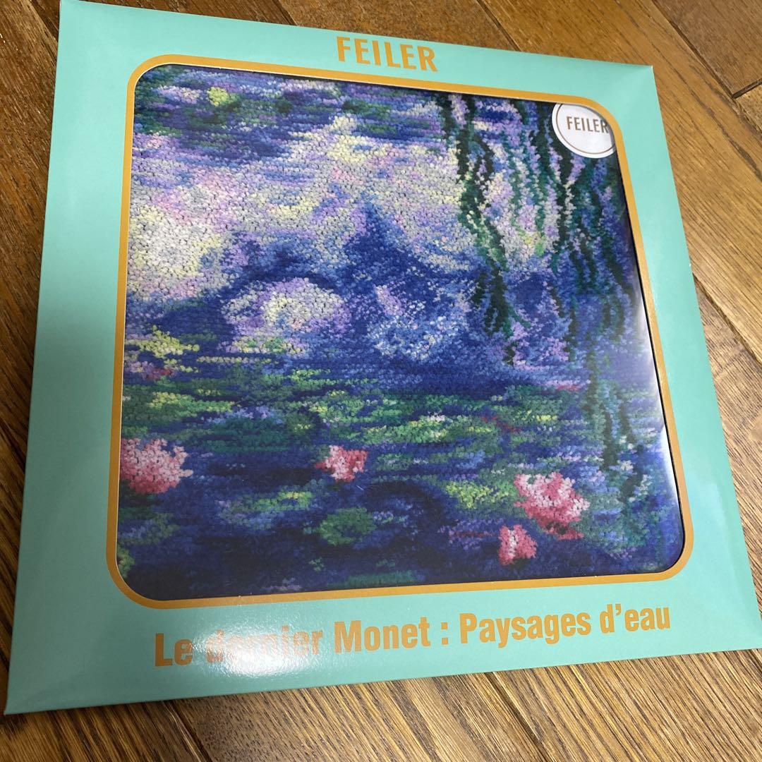 新品 正規品!!  新品未使用 フェイラー FEILER モネ展 睡蓮 グリーン - メルカリ 小物