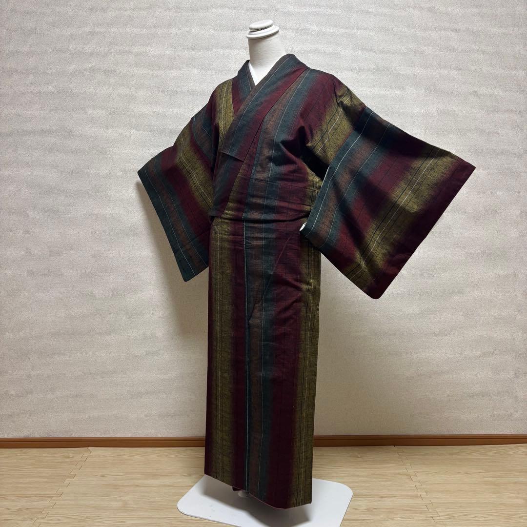 ✨ 新商品 【 紬 】縦縞 グラデーション 織り和装 お洒落 お出かけ 471