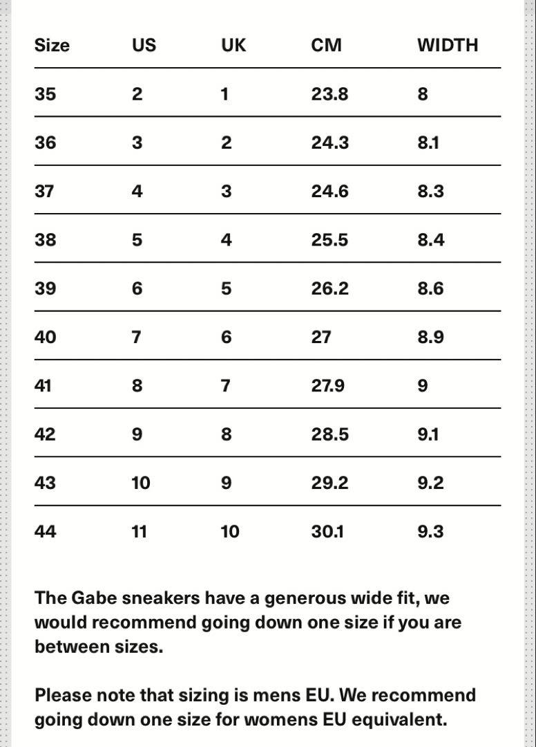 OUR LEGACY アワーレガシー　GABE スニーカー　38