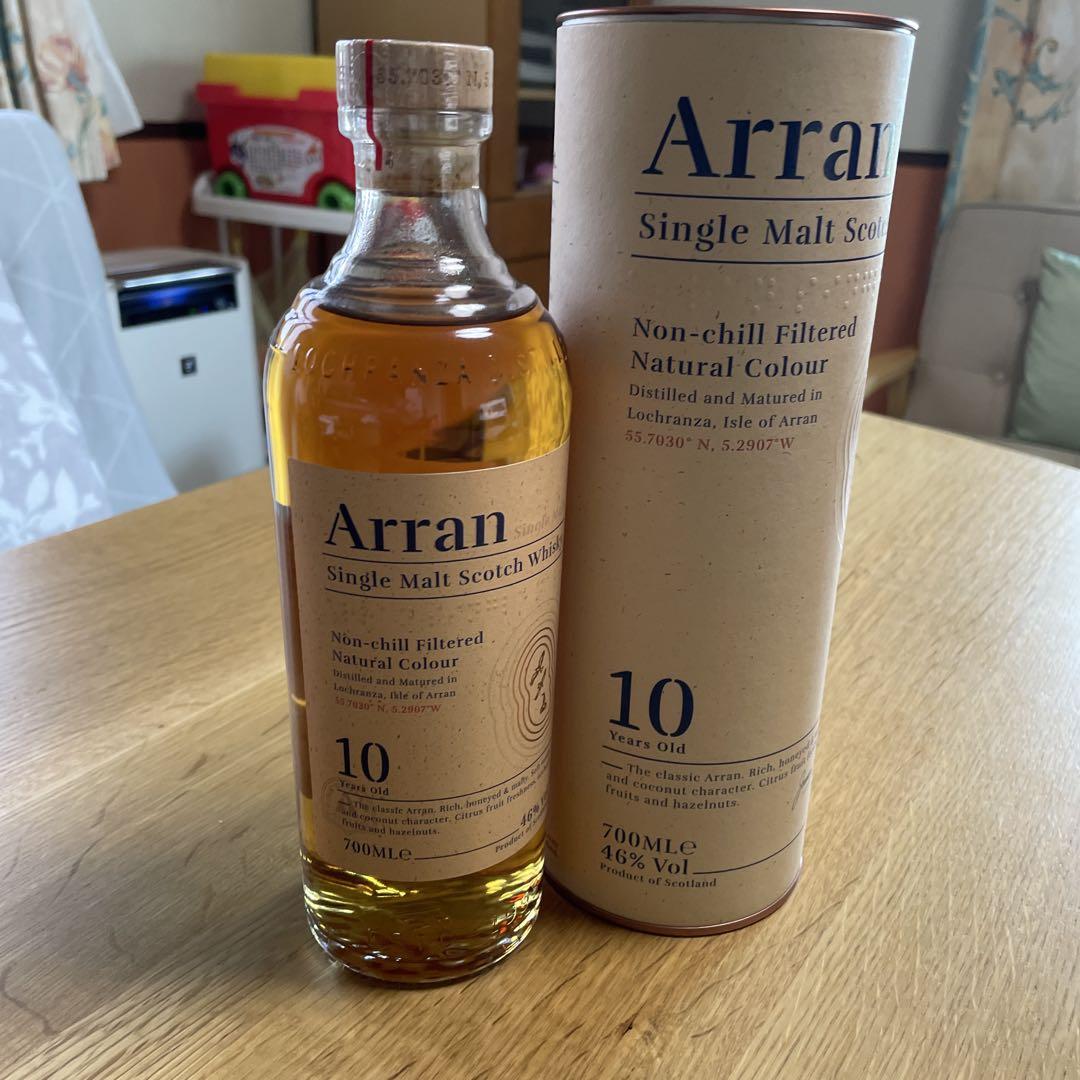 Arran 10年 シングルモルトスコッチウイスキー 700mL