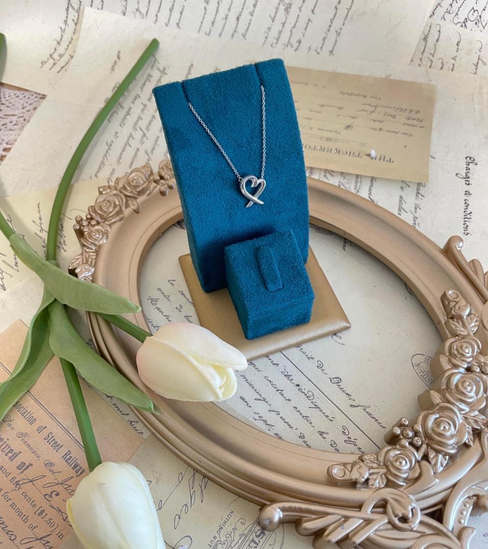 ティファニー Tiffany ラビングハート ネックレス 美品アクセサリー
