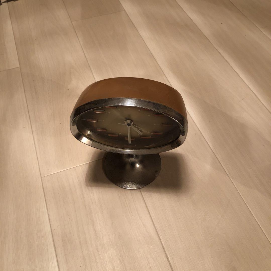 Citizen スペースエイジ　シチズン脚付アラーム時計