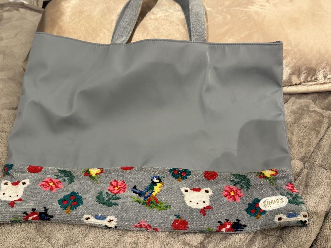 フェイラー　ファミリア　トートバッグ〈FEILER × familiar〉
