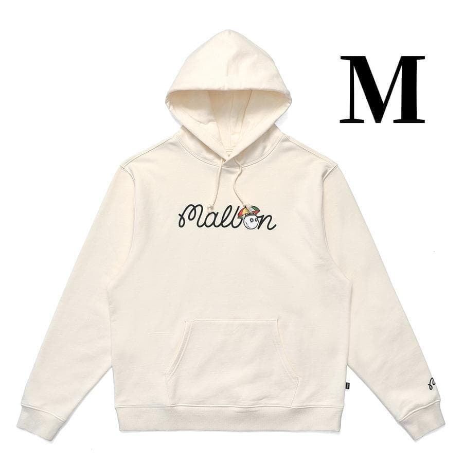 クリーム色 M マルボンゴルフ パーカー シャツ ユニセックス 長袖 T シャツ