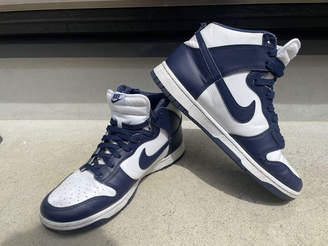 NIKE dunk high  championship navy
