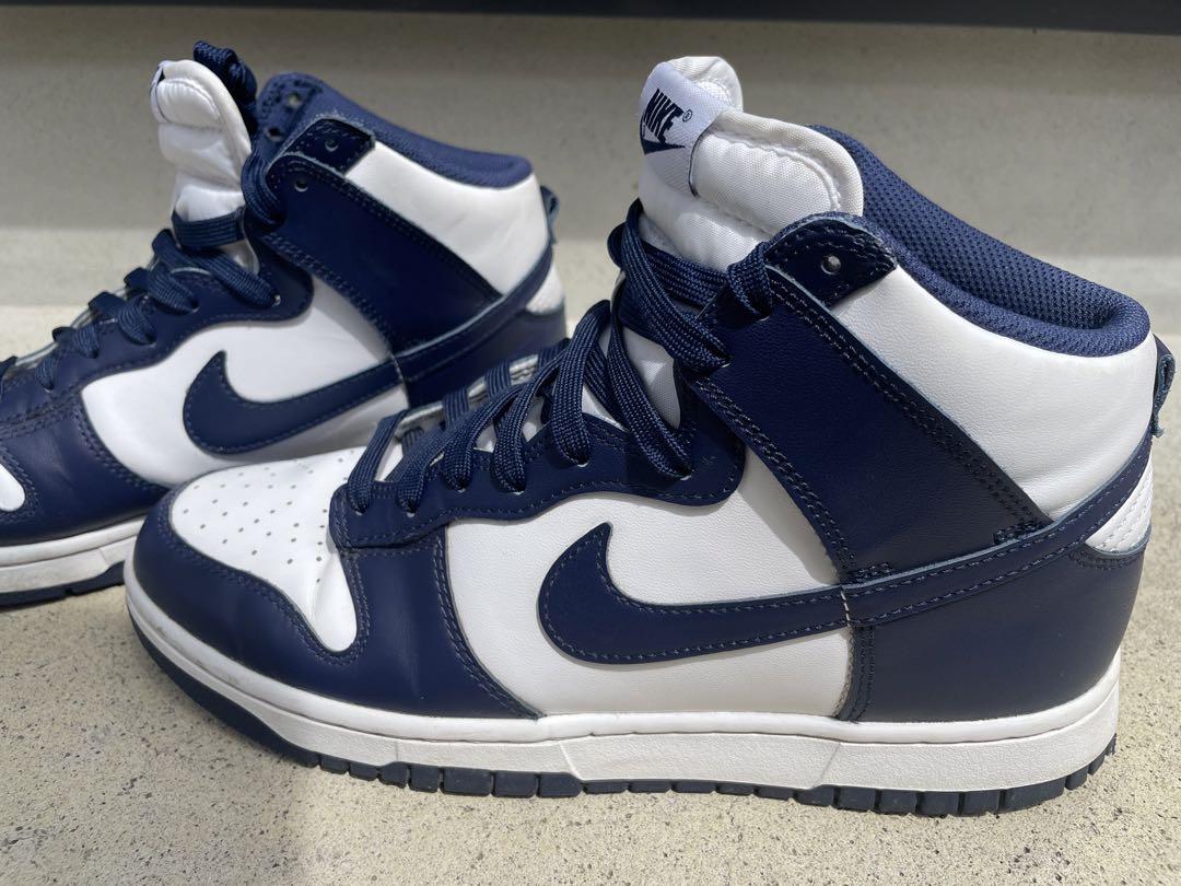 NIKE dunk high  championship navy