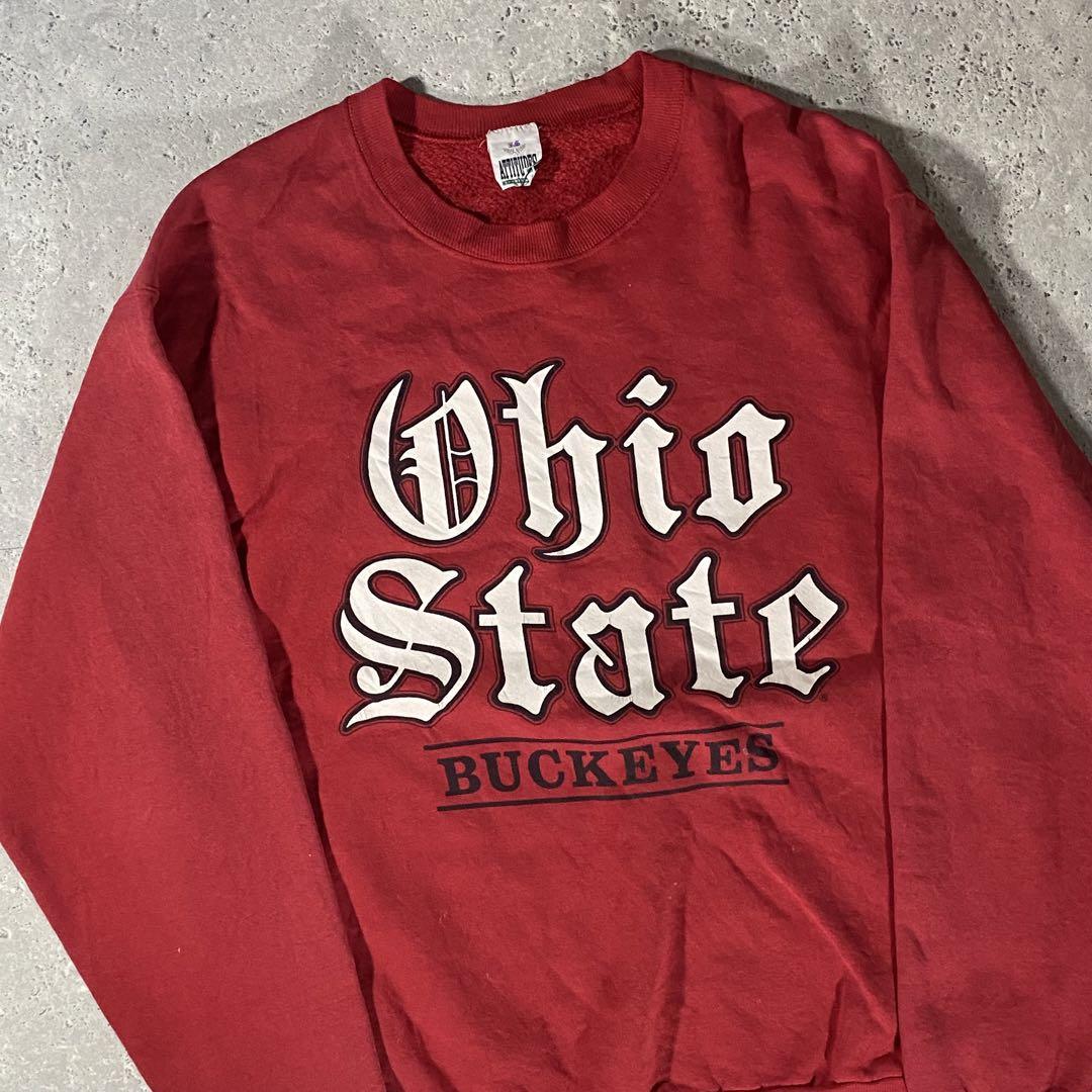 90s USA製 Ohaio State カレッジ スウェット Y2K XL