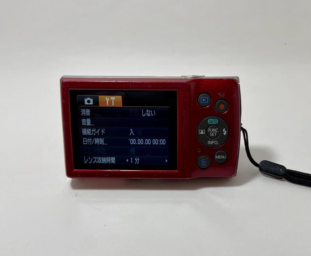 Canon IXY 180 レッド コンパクトデジタルカメラ