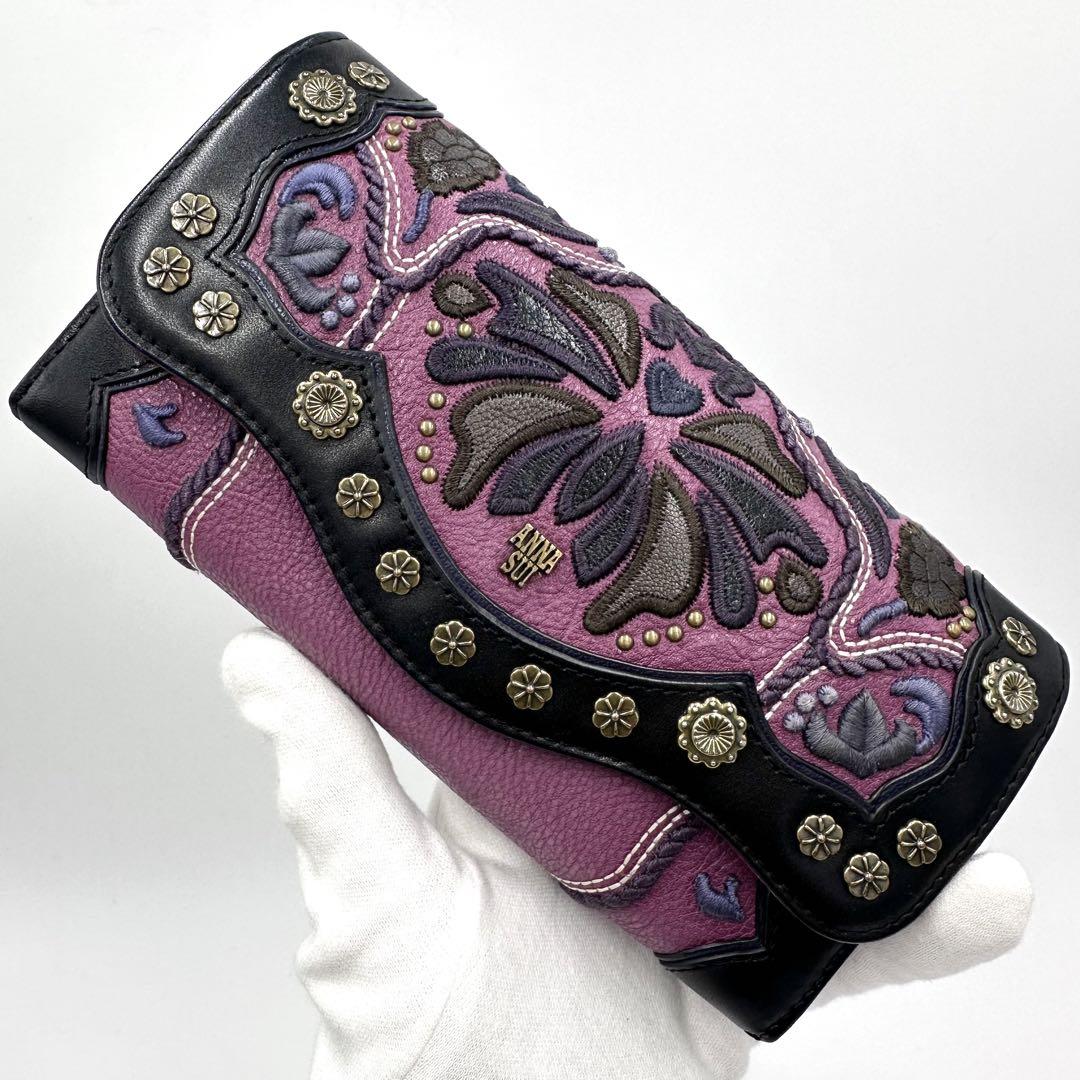 【希少】　早い者勝ち！ANNA SUI バイキング　がま口　長財布 希少】 早い者勝ち！ANNA SUI バイキング がま口 長財布
