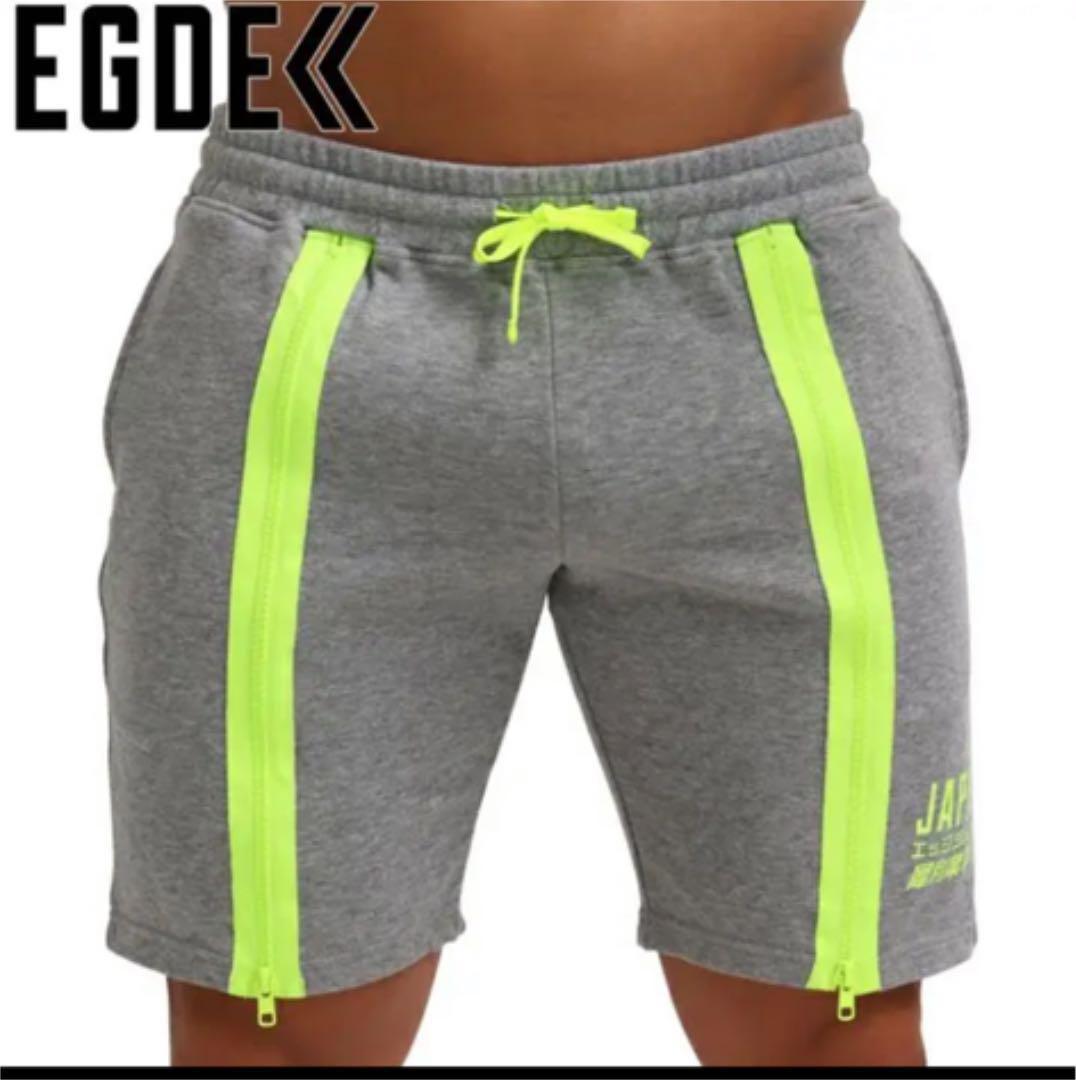 EGDE ローライズ  ハーフパンツ　スウェット　 XL ジッパー付き
