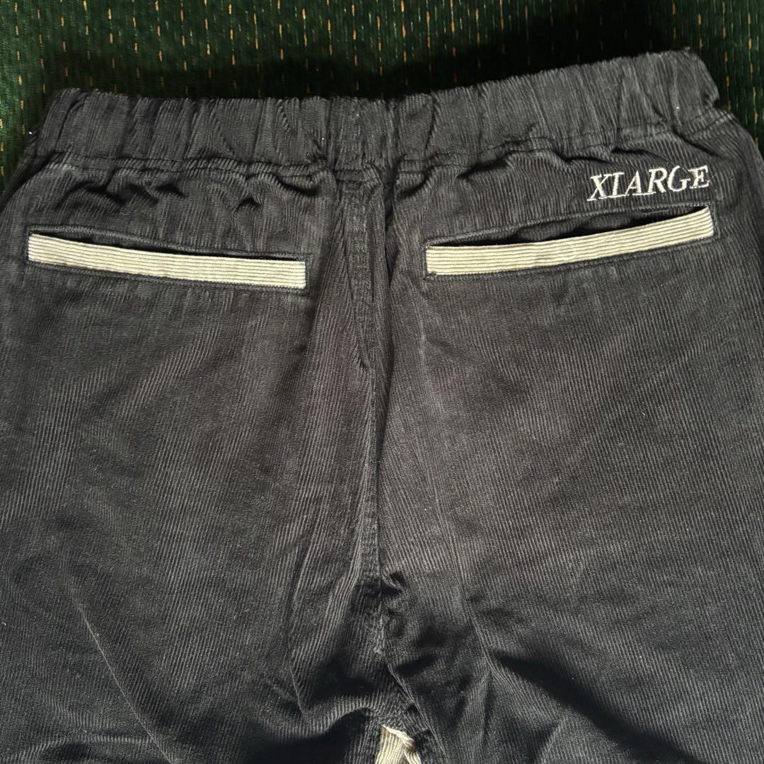 XLARGE ブラック コーデュロイ パンツ L