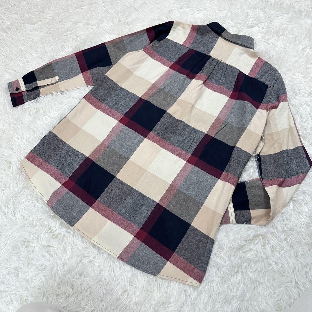 ブルーレーベルクレストブリッジ✨ マルチカラーシャツ CBチェック サイズ38