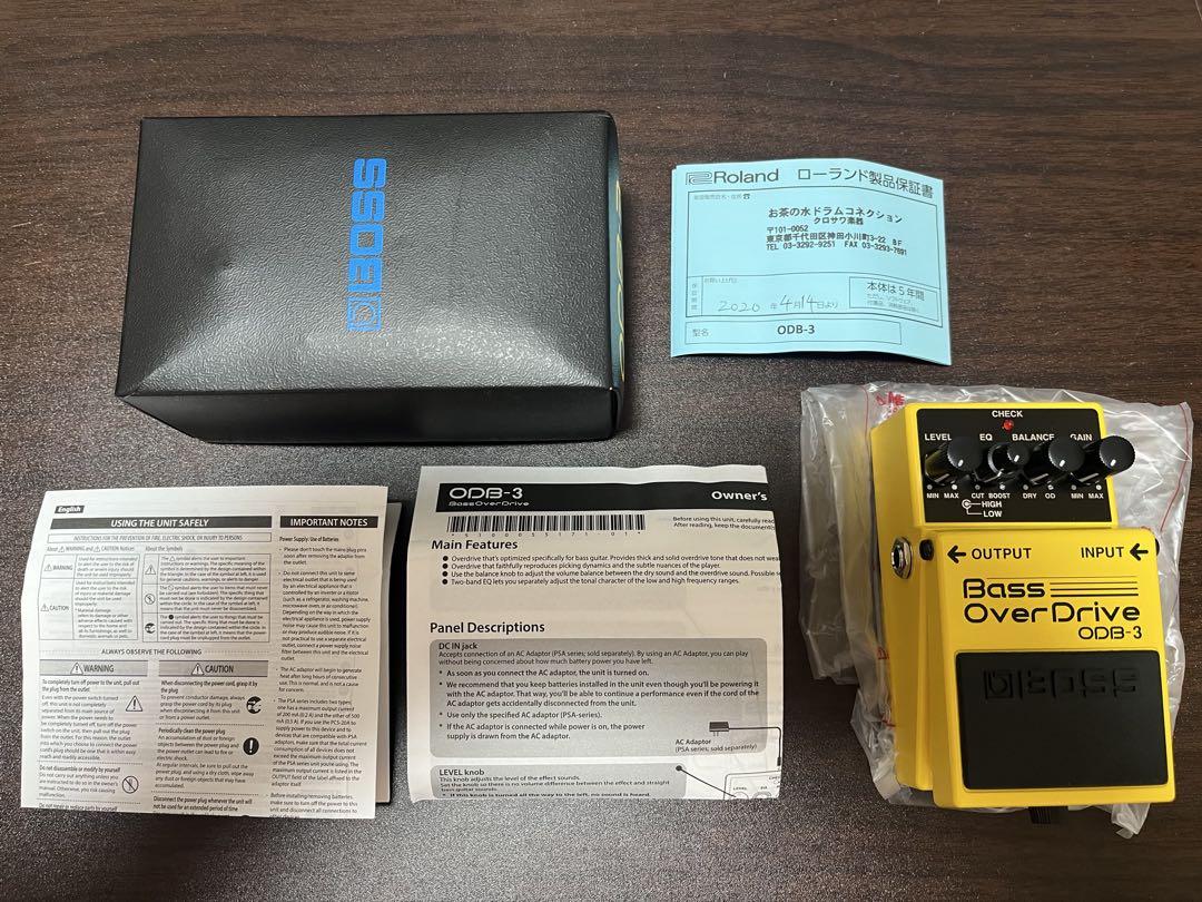 【新品】BOSS bass over drive odb-3