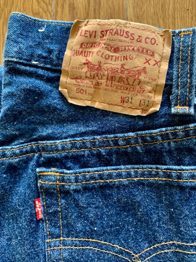 80's ハチマル USA製 Levi's 501 W31 リーバイス