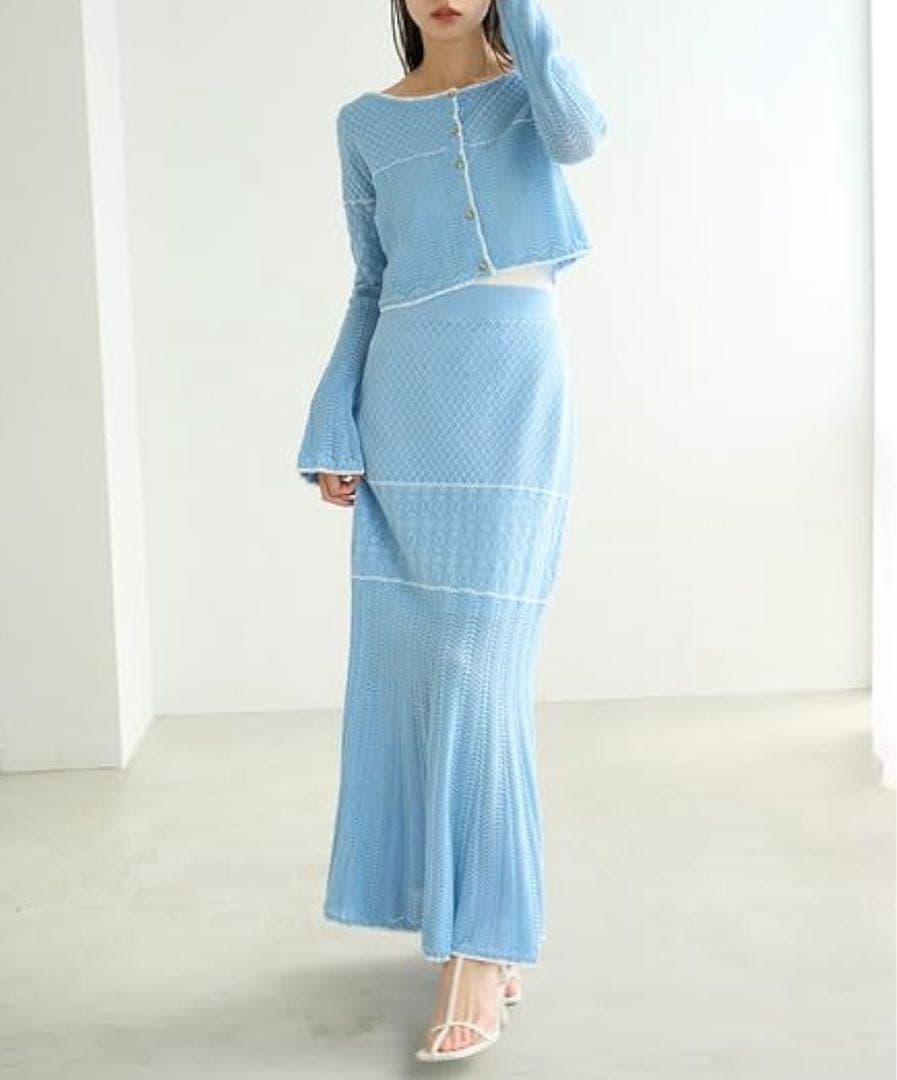 スナイデル クロシェニットセットアップ SWNO251144 レディース SIZE Snidel