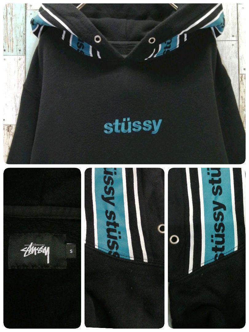 STUSSY　ステューシー　パーカー☆刺繍　フードロゴ