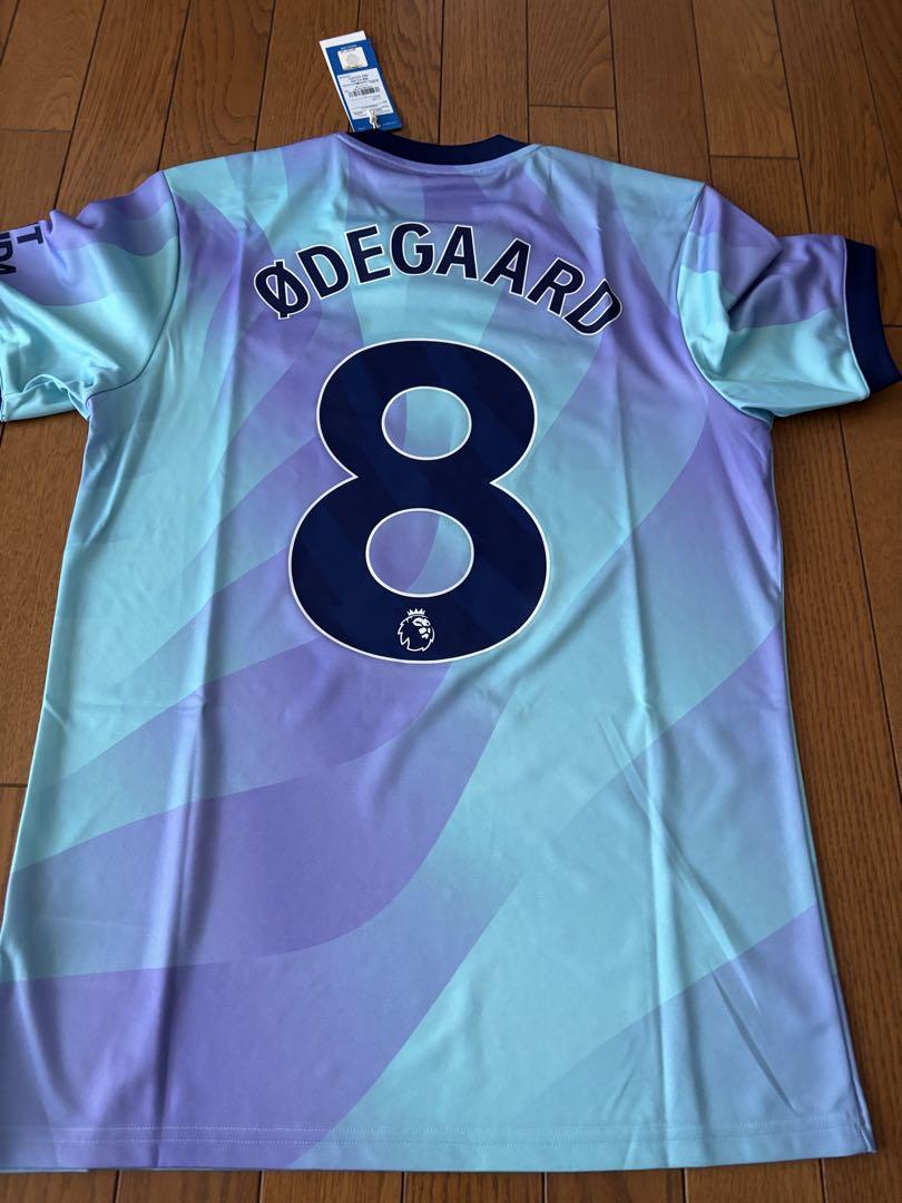 ØDEGAARD 8 プレミアリーグ ユニフォームシャツ アーセナルサード