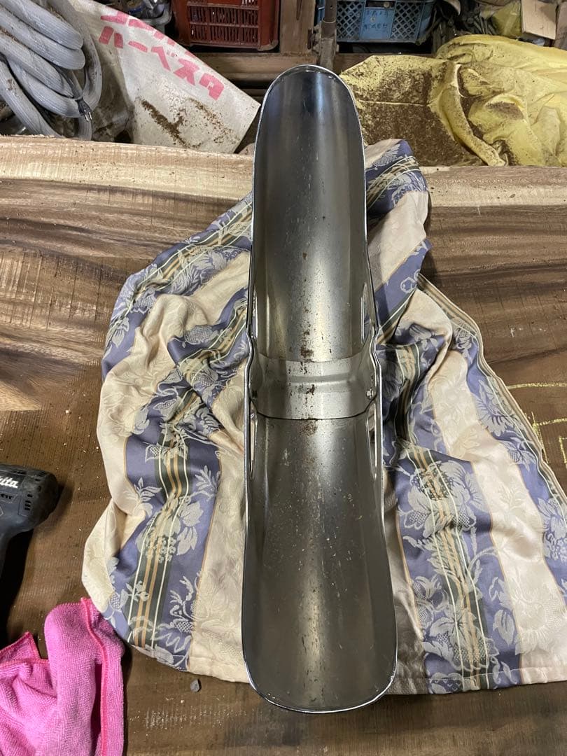 Z750FX/MK-2 メッキフロントフェンダー