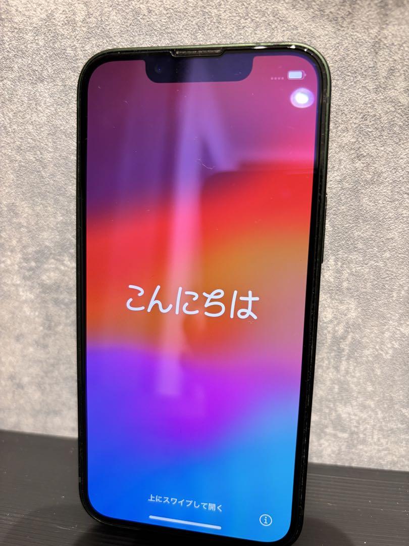【SIMロック解除済】iPhone ストア 13mini 128GB グリーン