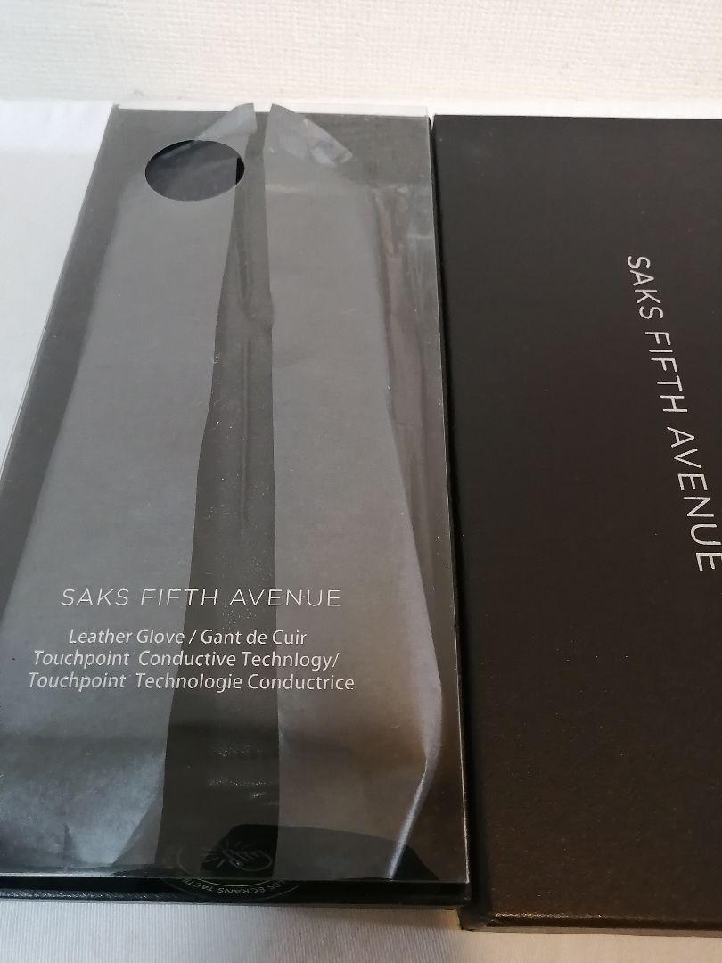 未使用品 SAKS FIFTH AVENUE スマホ操作可能 メンズ 手袋