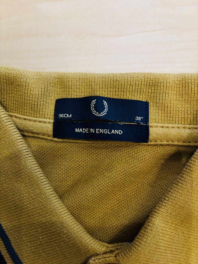 【美品】フレッドペリー　FRED PERRY ポロシャツ　　M イングランド製