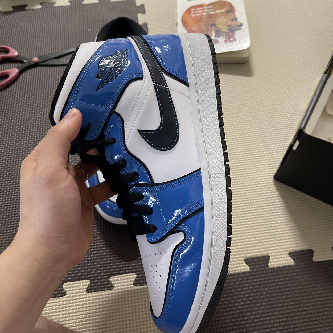 【美品】JORDAN 1 MID SE “UNC Patent” 27.5cm