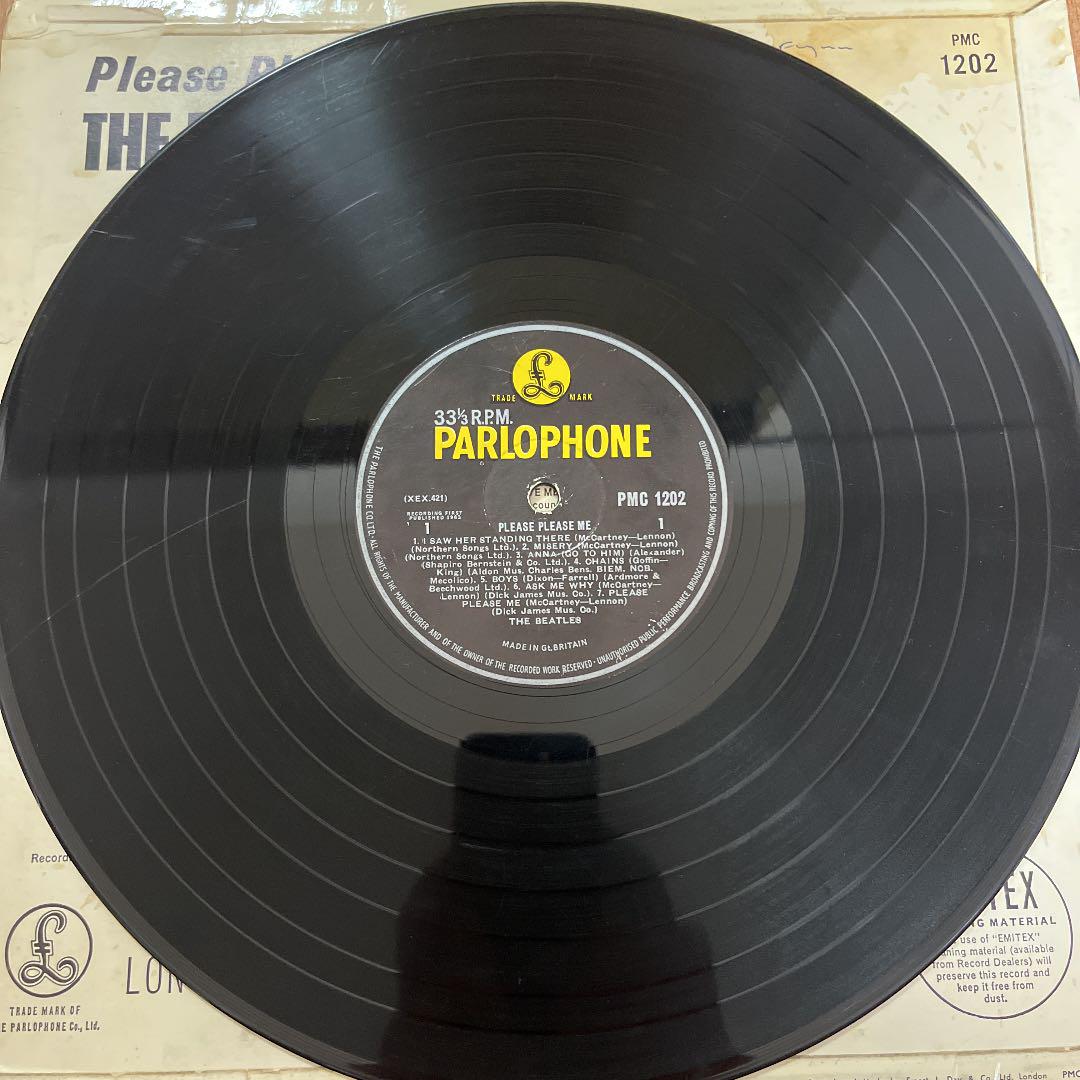 レコード　UK盤　MONO盤　パーロフォン　ビートルズ　プリーズプリーズミー ビートルズ 名盤 レコード プリーズプリーズミー UKオリジナルモノ盤