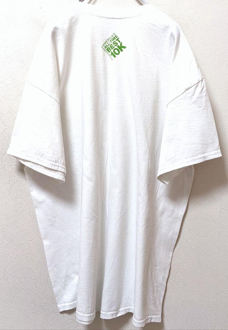 ギルダン B1310K ロゴ Tシャツ ホワイト 白 XL 古着