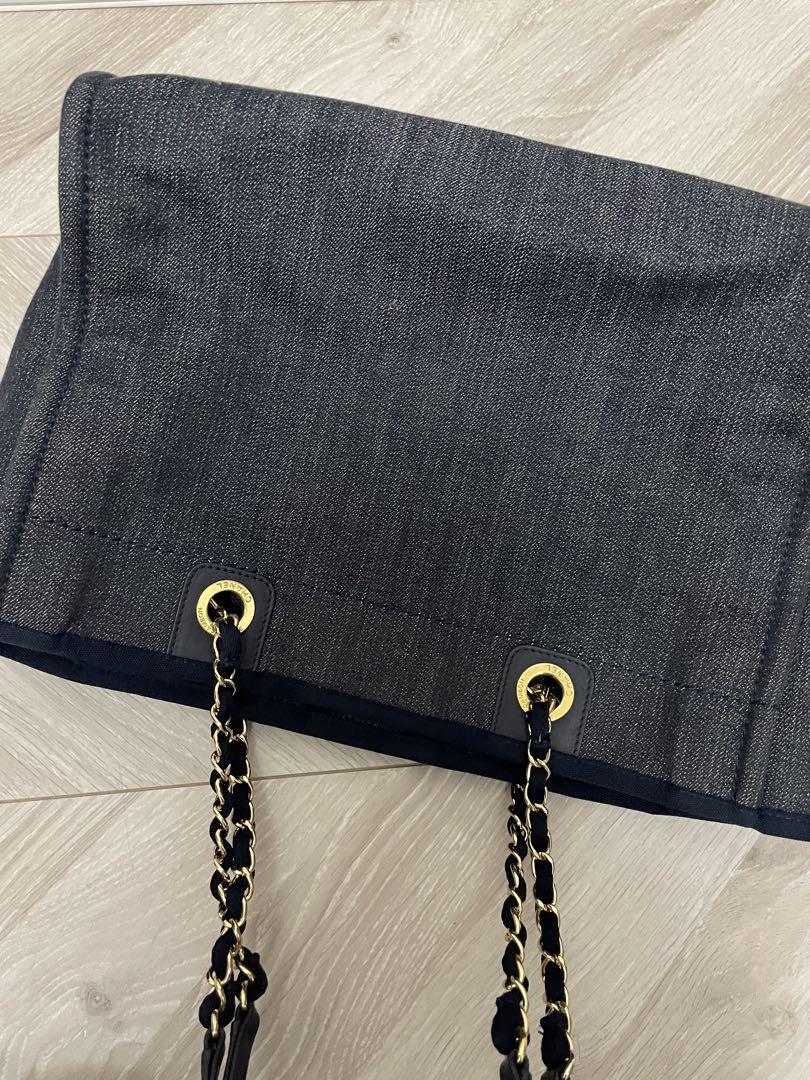 CHANEL ドーヴィルトートバッグ　デニム