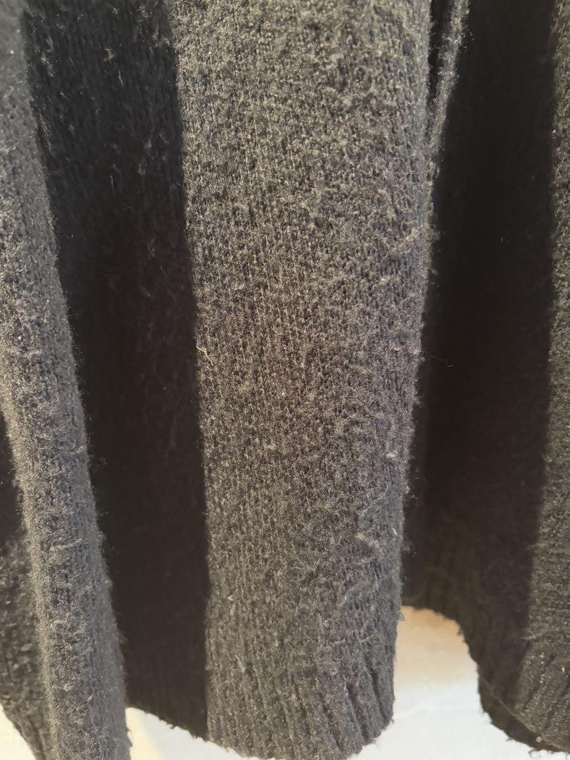 TOWN CRAFT SHAGGY CARDIGAN ブラック 40-42