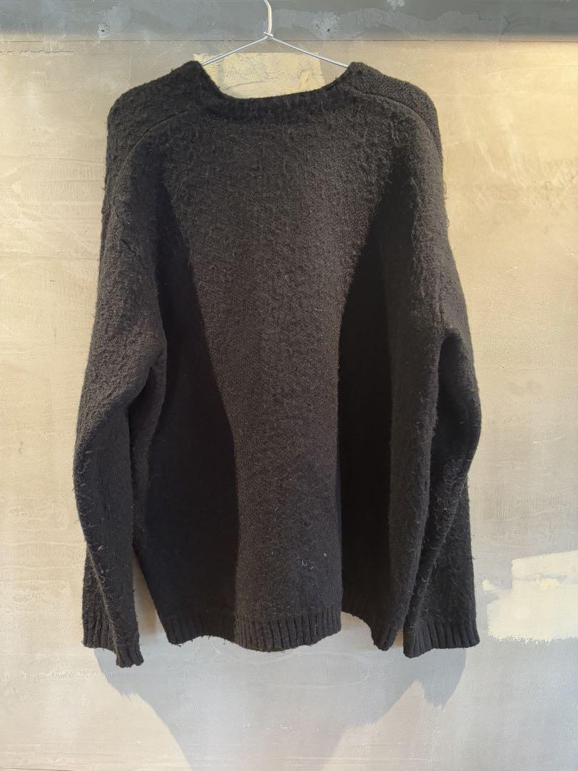 TOWN CRAFT SHAGGY CARDIGAN ブラック 40-42