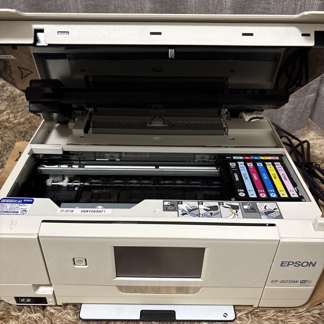 ジャンク品】EPSON EP-807AW インクジェットプリンター
