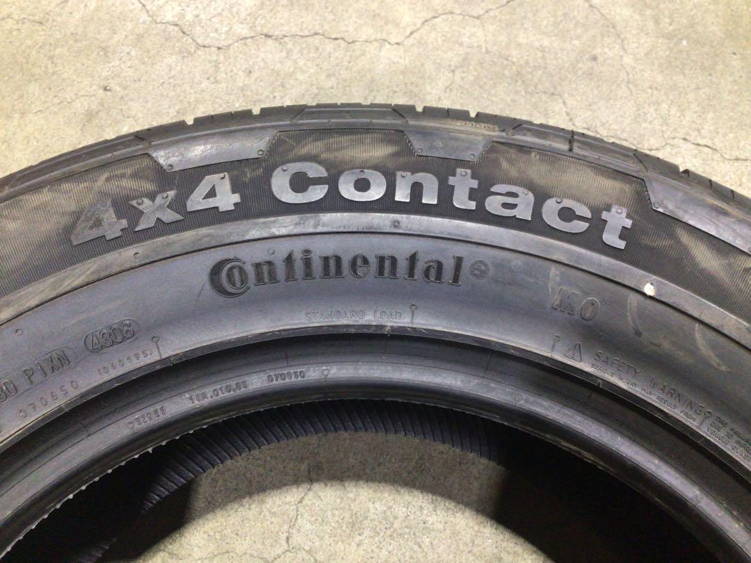 深溝 激安 未使用？ 265/60R18 コンチネンタル サマータイヤ 4本