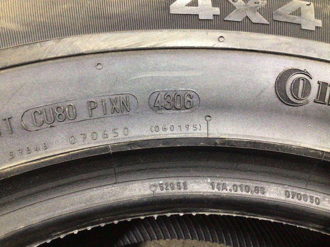 深溝 激安 未使用？ 265/60R18 コンチネンタル サマータイヤ 4本