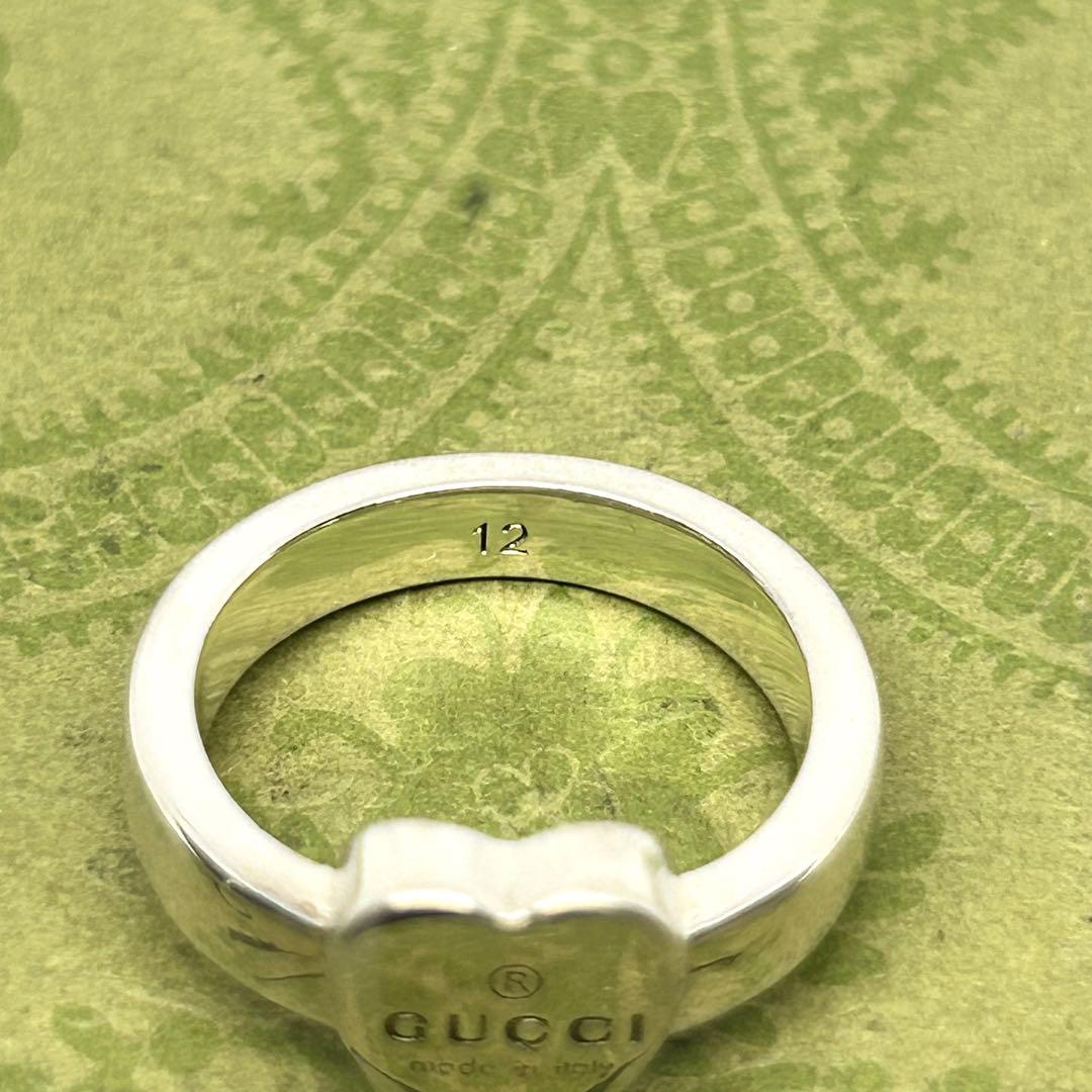 美品✨グッチ GUCCI リング　10号　GUCCIロゴ　ハート　ラブ 楽天市場】GUCCI グッチ 指輪 レディース メンズ シルバーリング