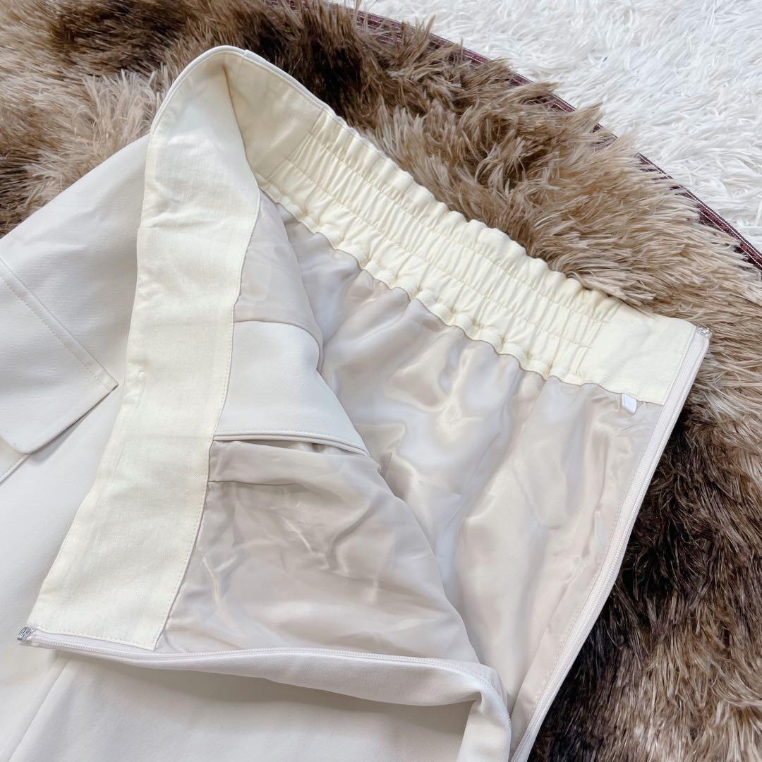 美品✨️アニュアンス　anuans 　ラップデサインタイトスカート　スリット