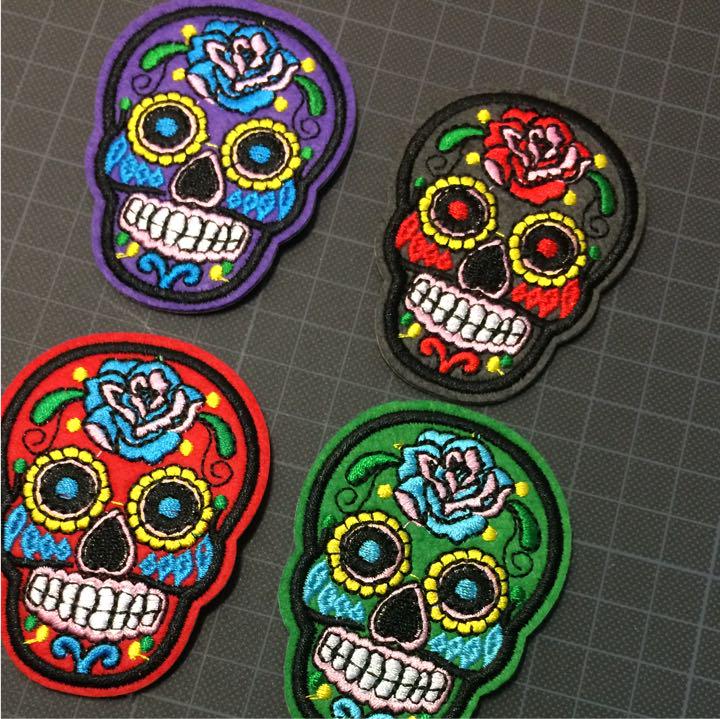 メキシカンスカルワッペン4枚 メルカリ