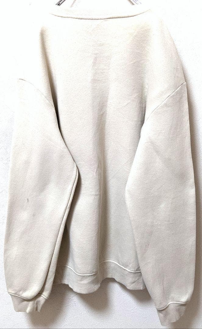 エイチアンドエム 無地 スウェットトレーナー ベージュ 古着 エイチアンドエム 無地 スウェットトレーナー ベージュ 古着