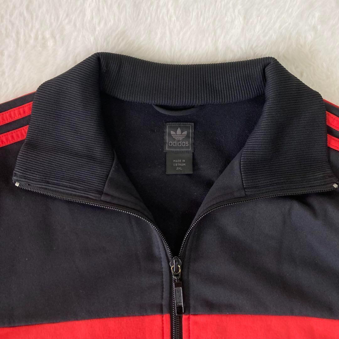 アディダス adidas ベッケンバウアー 2XL トラックジャケット 黒
