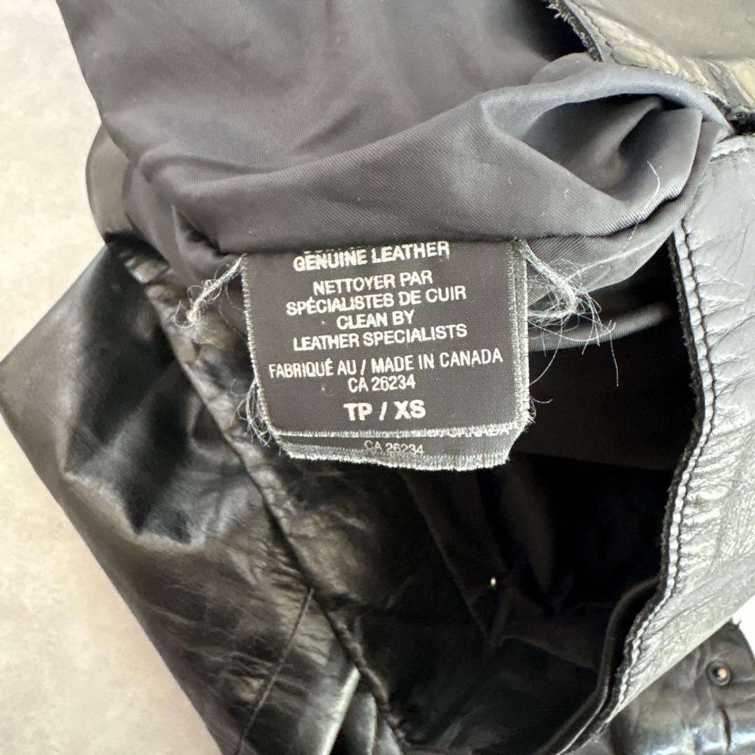 ★ ラグビーノースアメリカ　m0851 ジップアップ　本革　レザージャケット