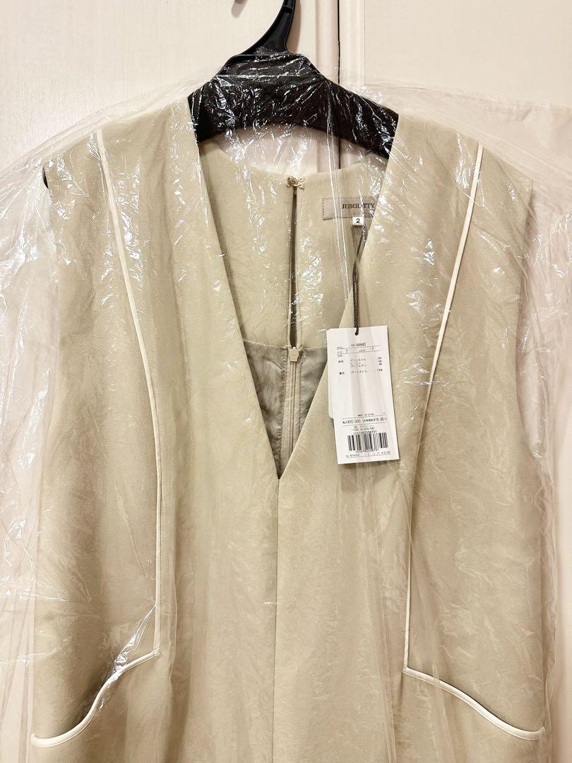 ⭐︎新品タグ付⭐︎切り替えパイピングジャンスカ