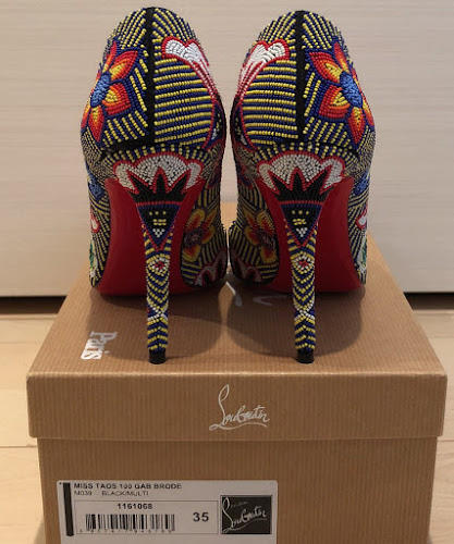 Christian Louboutin  花柄 ハイヒール・パンプス