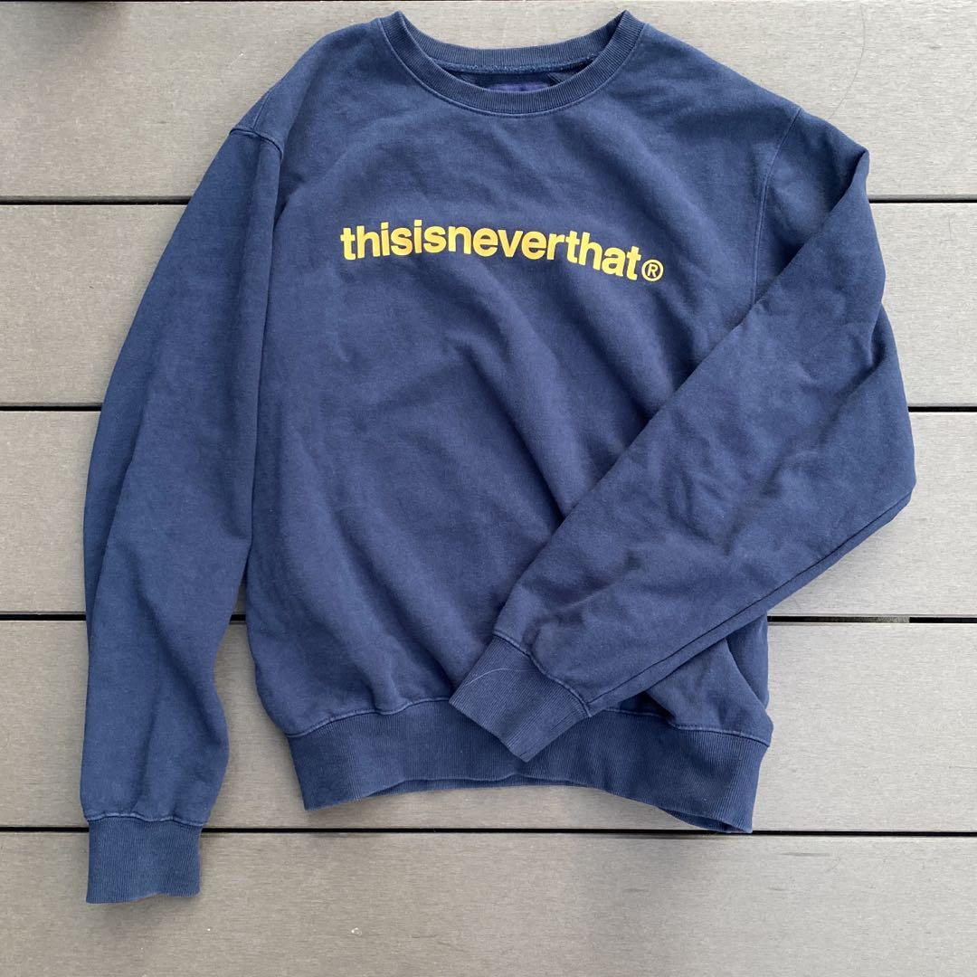 thisisneverthat ネイビー スウェット