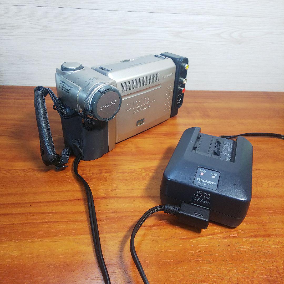 SHARP MiniDV ビデオカメラ VL-DC3 動作品 - メルカリ