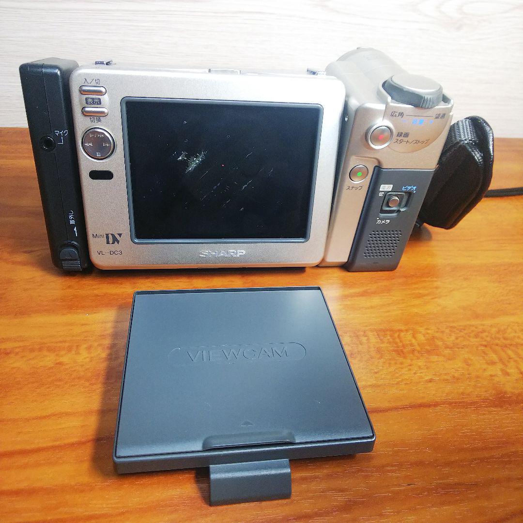 SHARP MiniDV ビデオカメラ VL-DC3 動作品 - メルカリ
